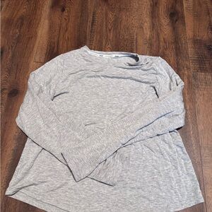 Jockey Gray Long Sleeve Tee